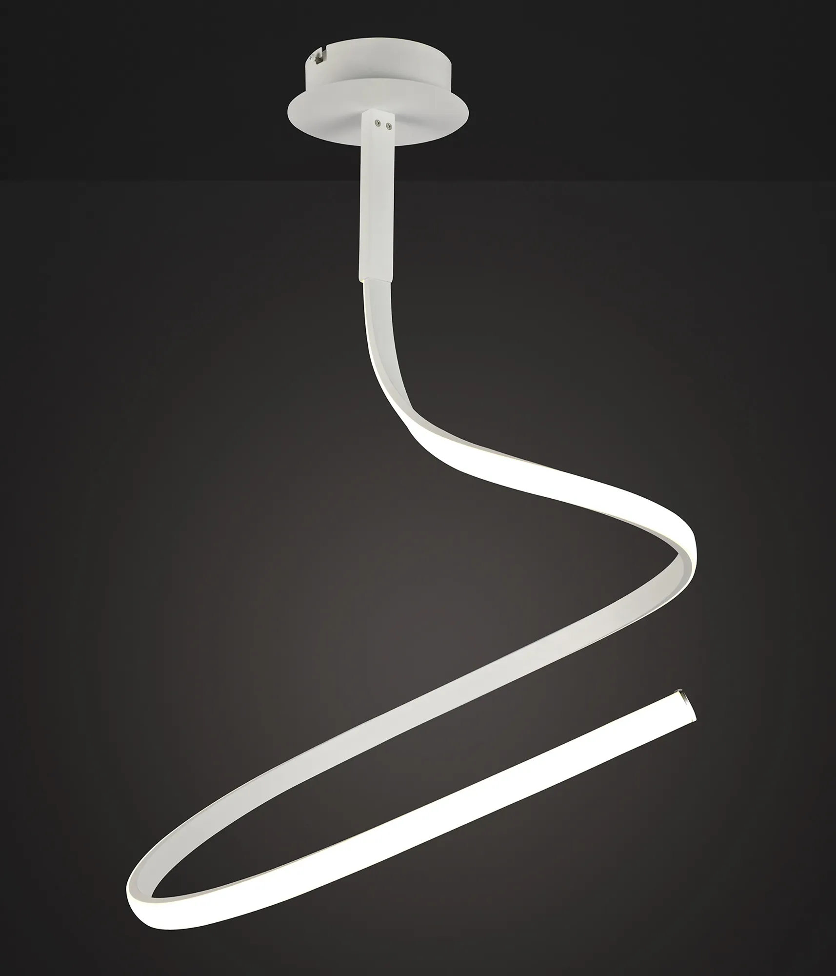 Nur White Ceiling Lights Mantra Semi Flush Fittings